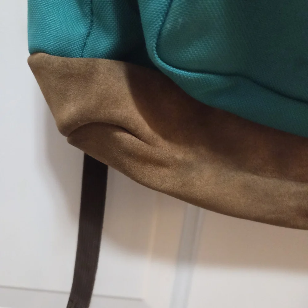 JanSport Turquoise and Brown Unisex Backpack.